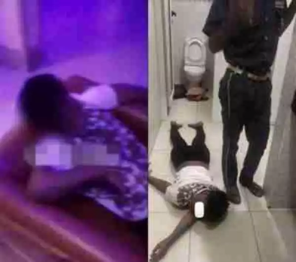 Lady Rescued After Poisoning Herself Because Her Boyfriend Hurt Her Feelings in Lekki, Lagos (Photo+Video)